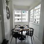 Apartamento T1, Acolhedor A 2 Min Da Praia Com Ac