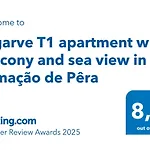 Algarve T1 Apartment W Balcony And Sea View In Armacao De Pera