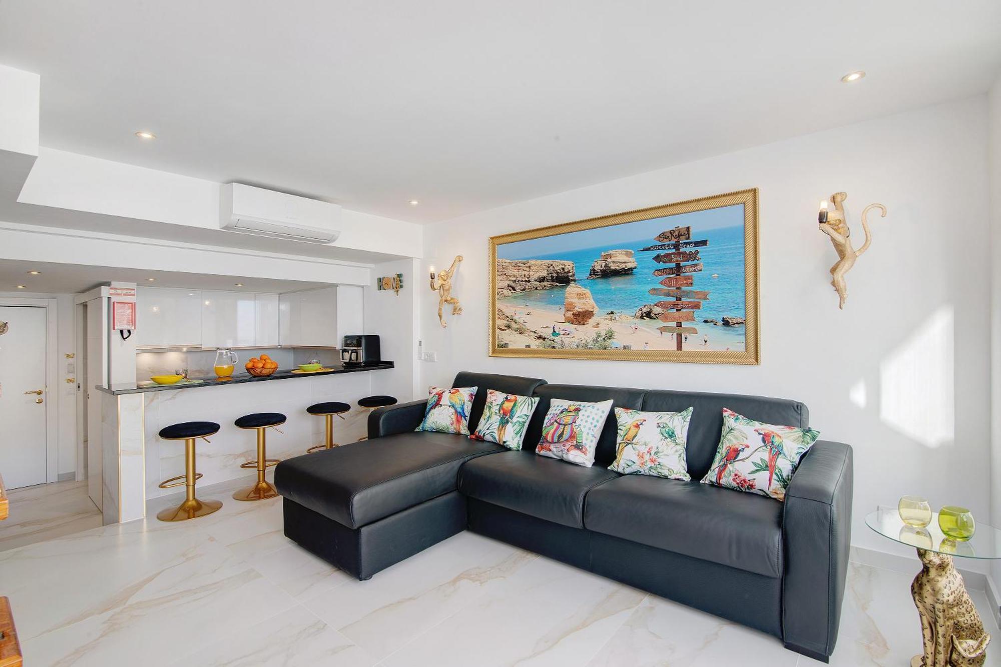 Jungle Flat With Pool T2 Montechoro Appartement